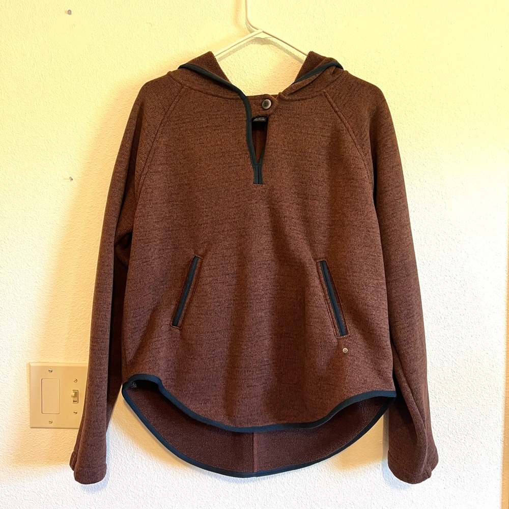 PrAna Tri Thermal Fleece Poncho for Women - Large